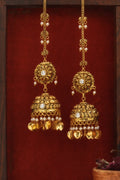 Ruban Jhumki Earrings