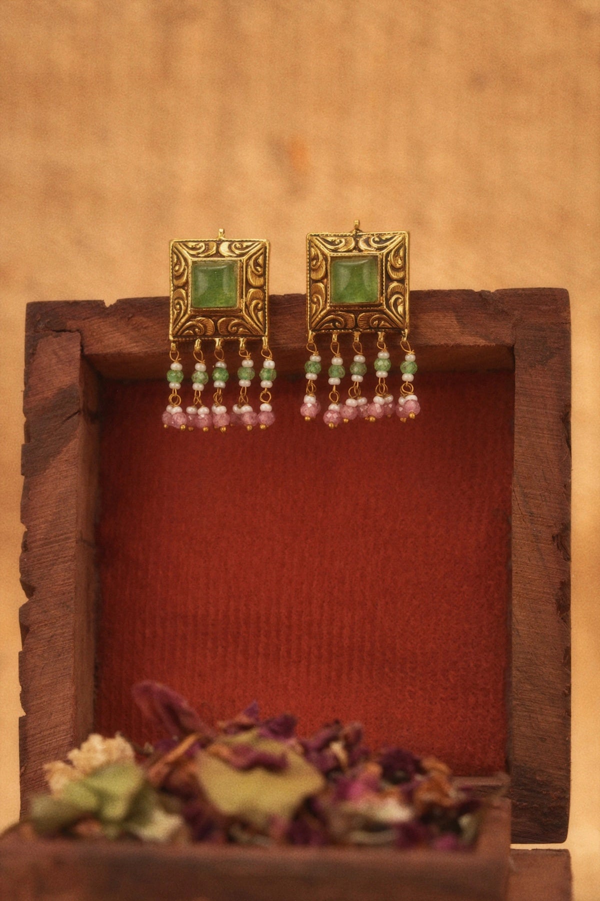 Mint Pink Studs