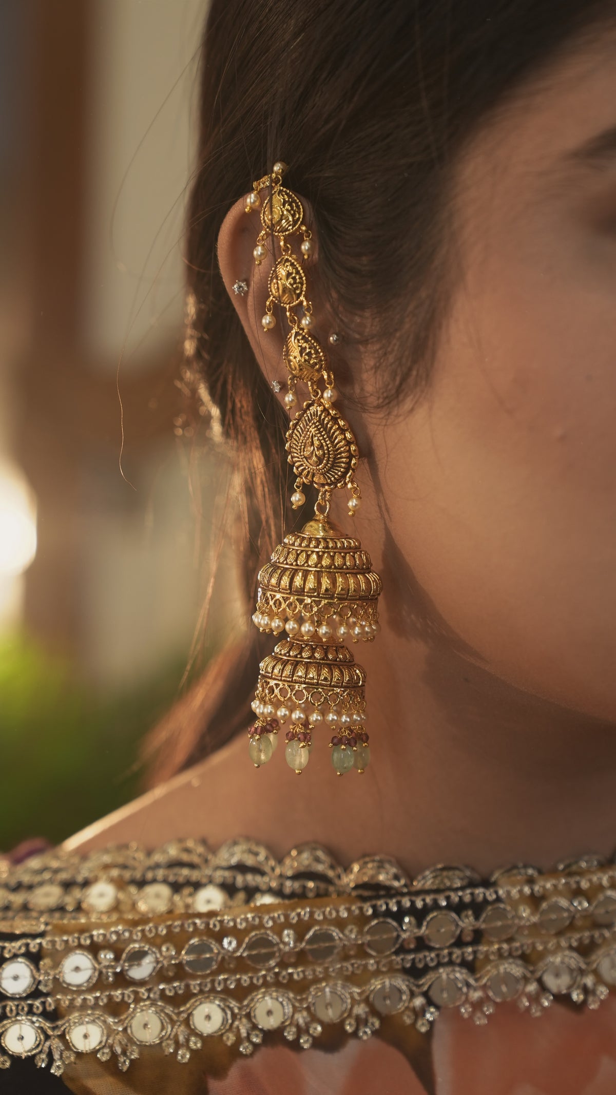 Alaya Jhumki Earrings