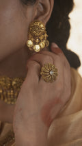 Kundan Antique Ring