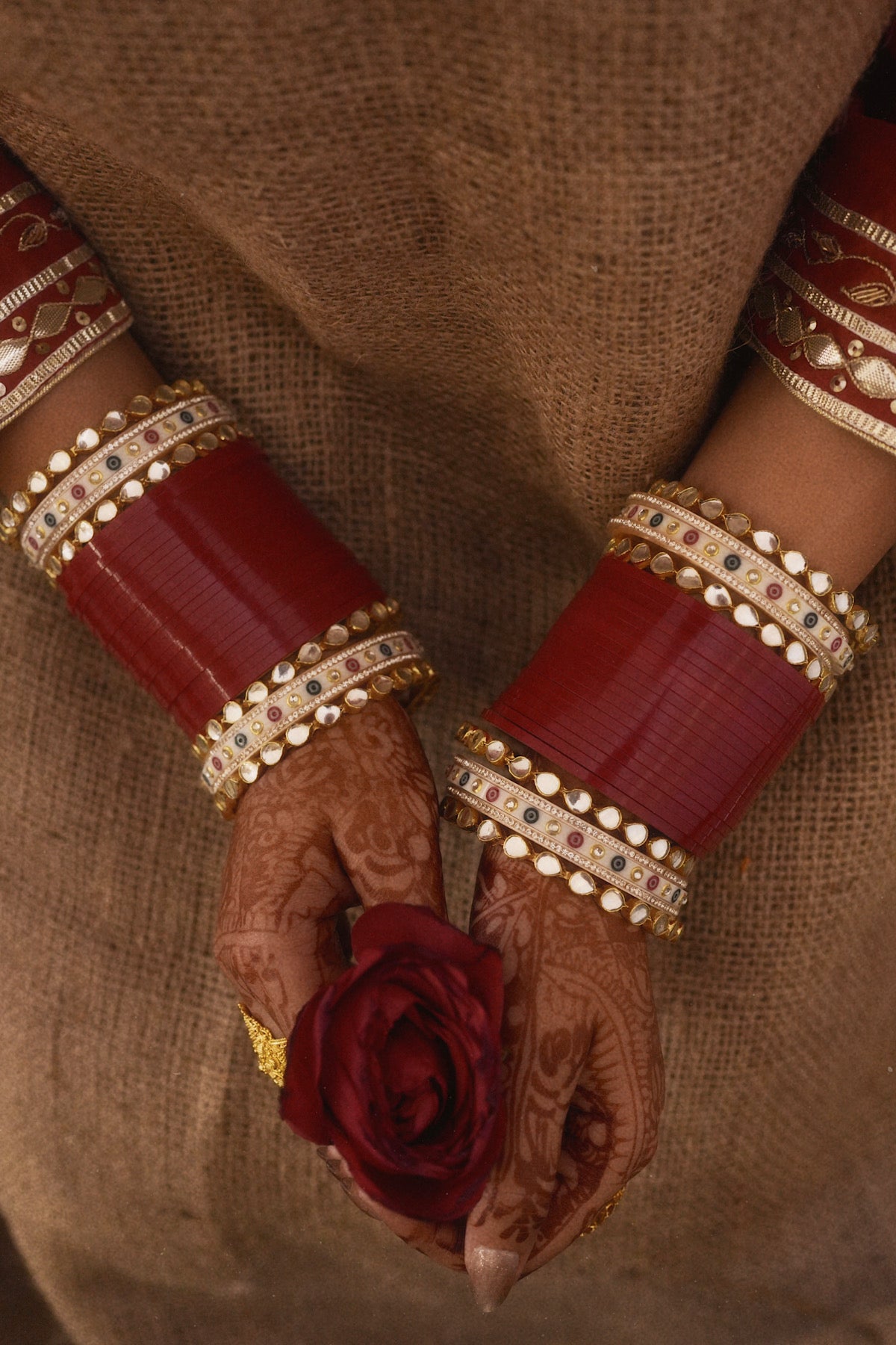 Kundan Shell Pearl Chooda