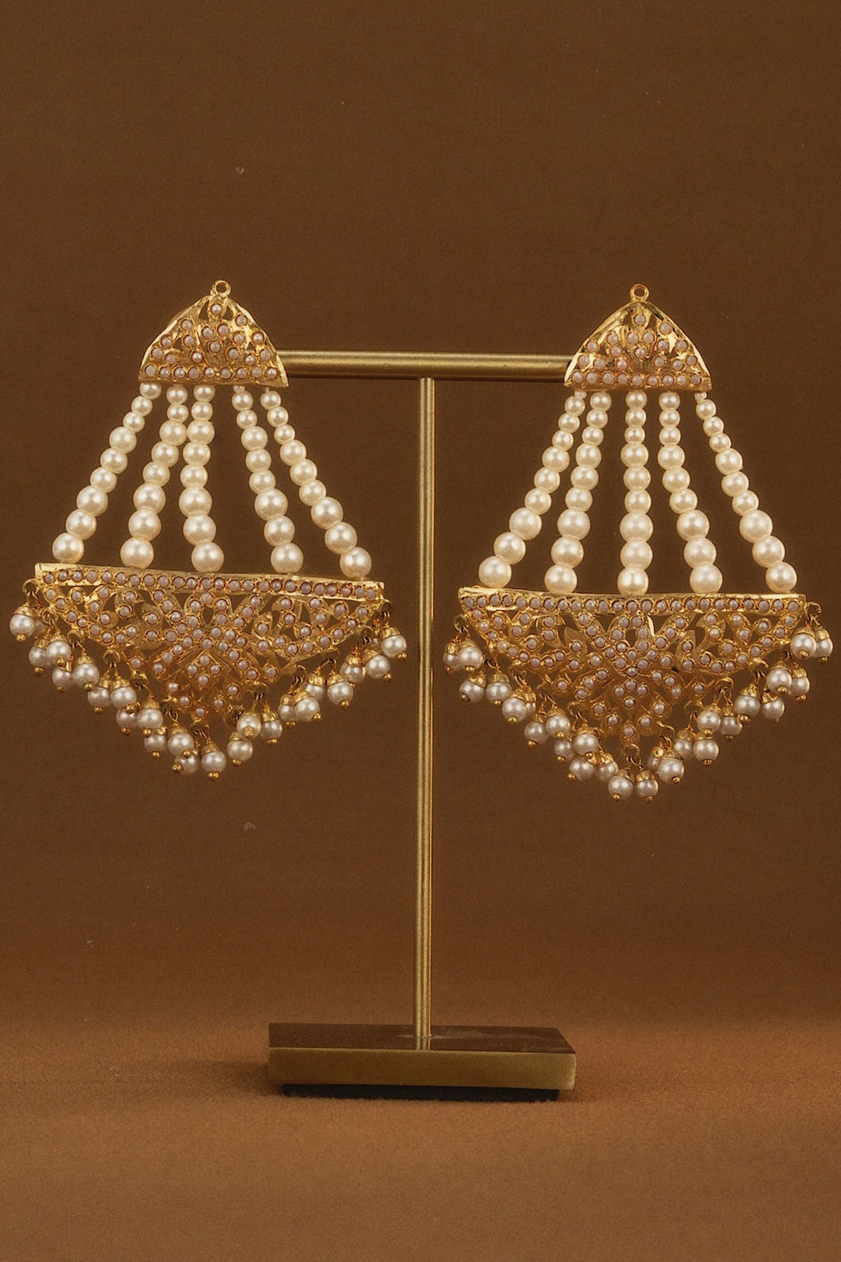 Jadau Moti Mahal Earrings