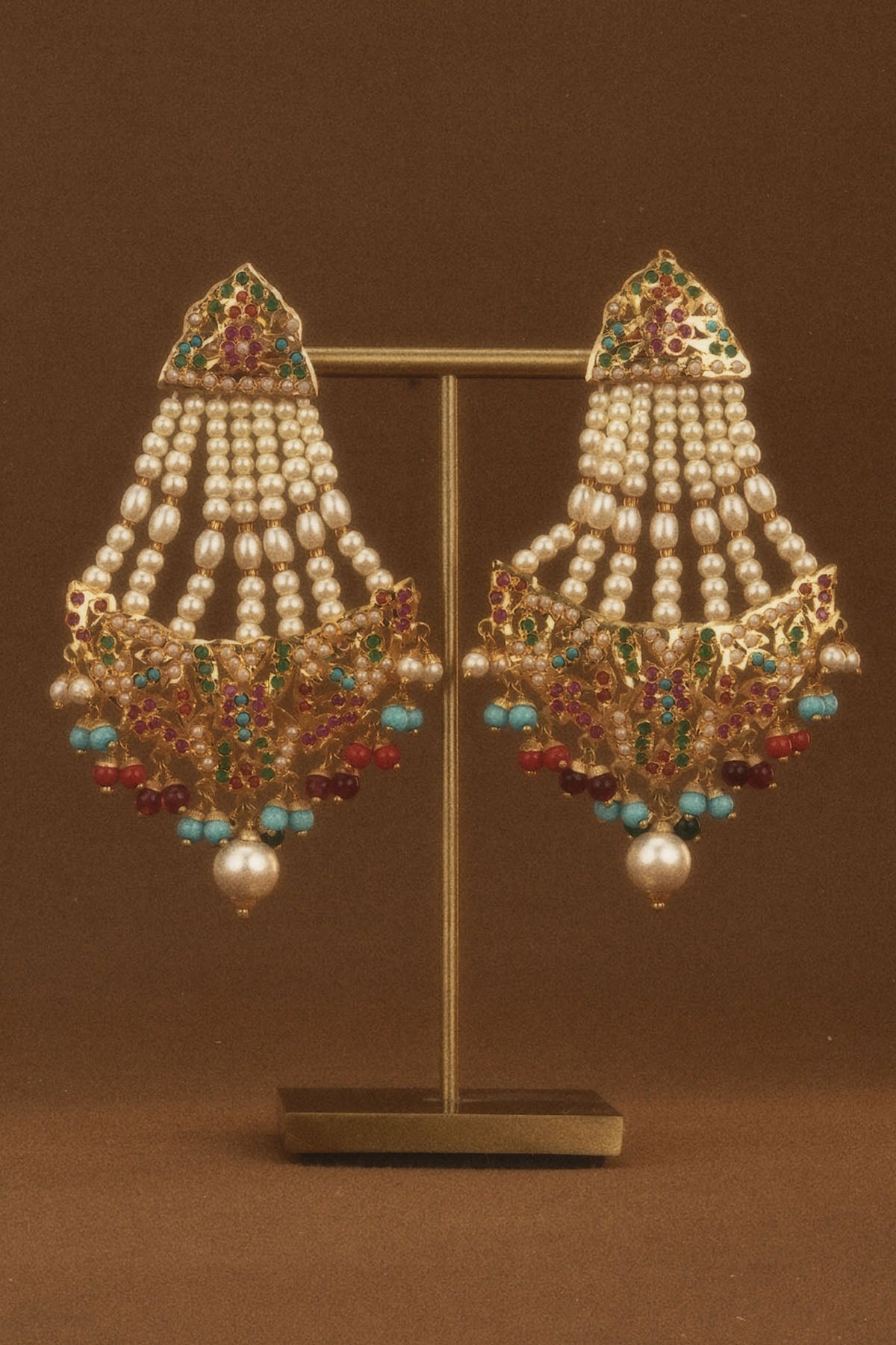 Jadau Motia Earrings
