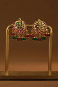 Jadau Ruby EGreen Studs