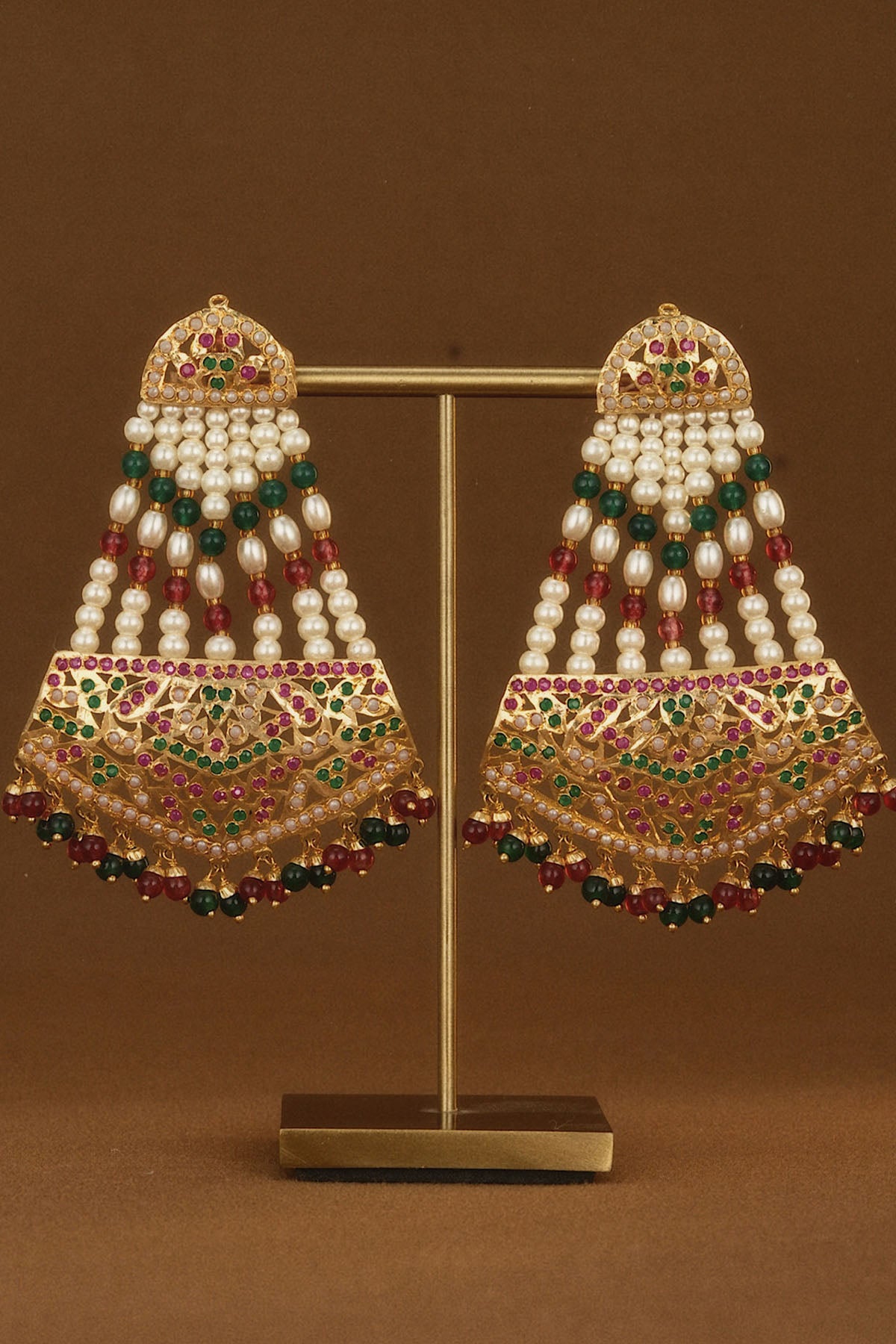 Jadau Pakhi Earrings
