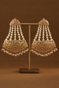 Jadau Moti Jhumar Earrings