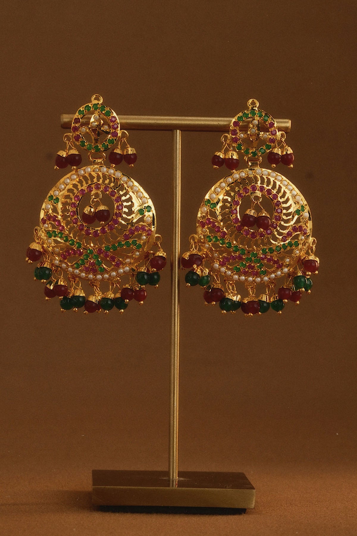 Jadau Earrings