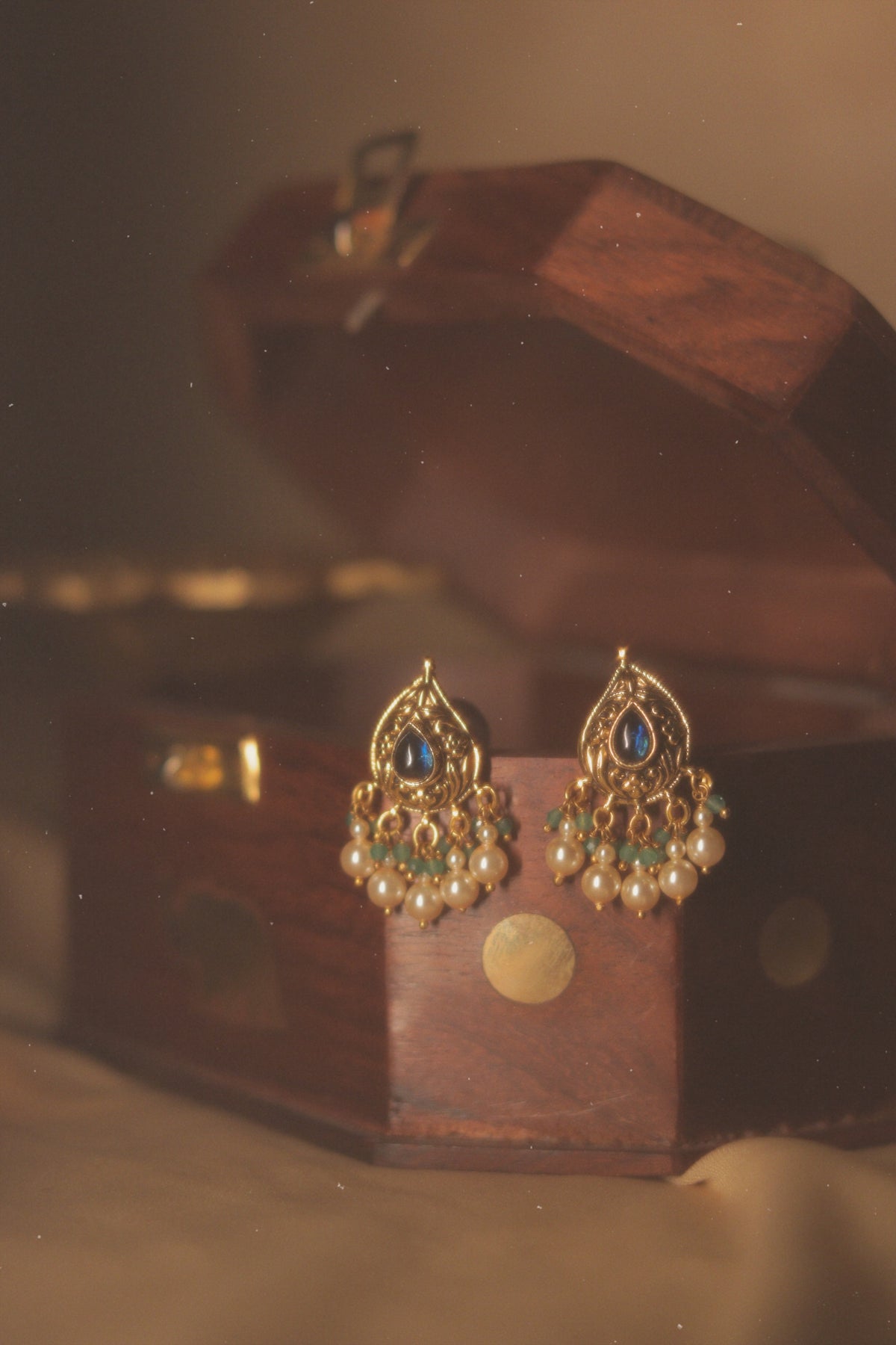Antique Gold Studs