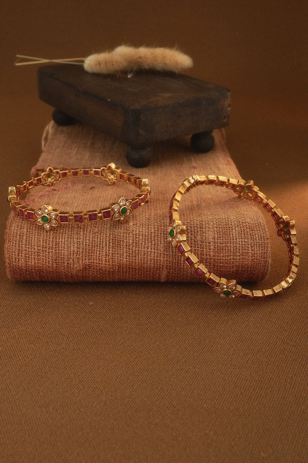 Ruby Emerald Bangles