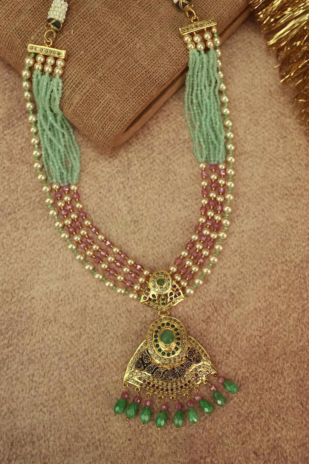Sheeshmahal Jadau Necklace Set