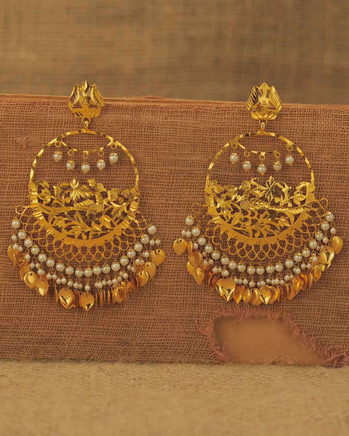 Morni Pippal Patti Earrings