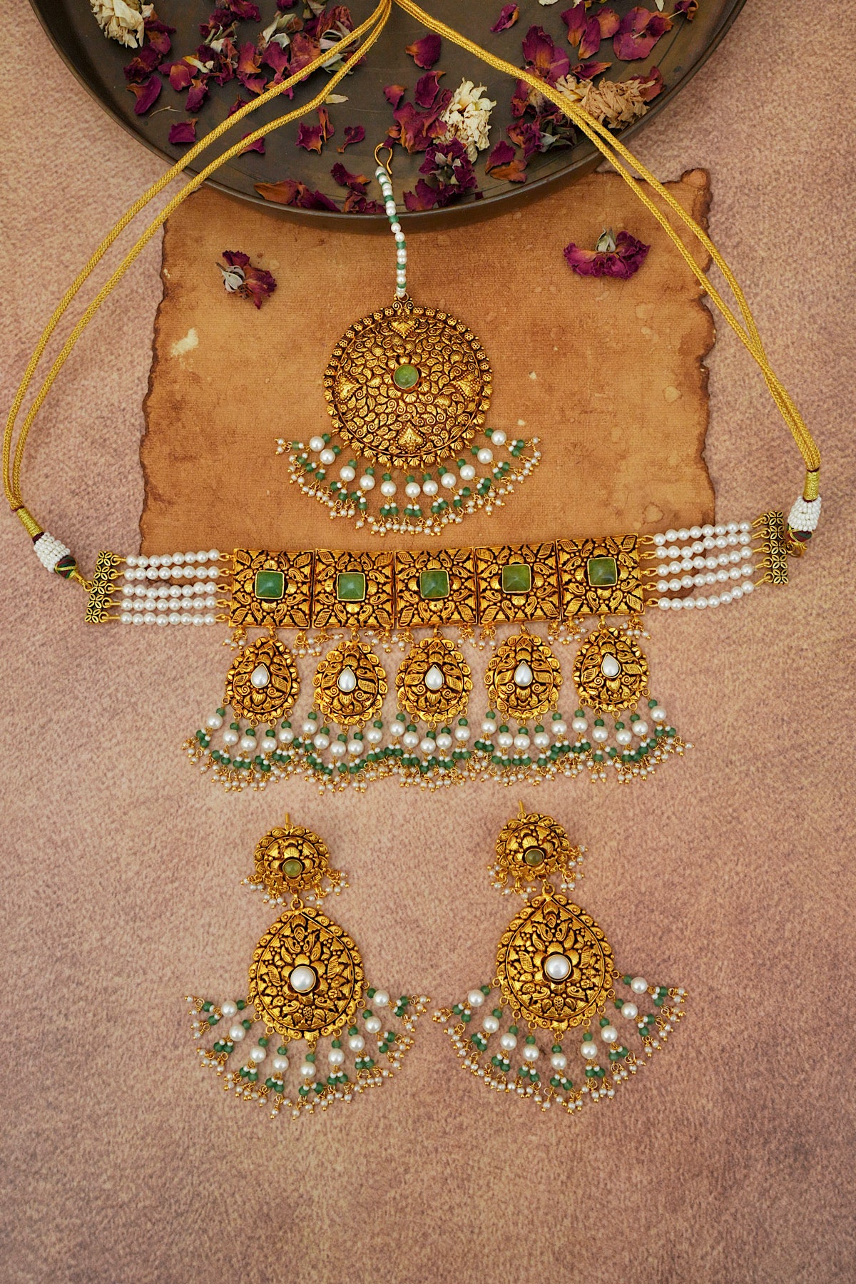 Mint Necklace Set