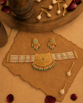 Rakhi Mint Choker Set