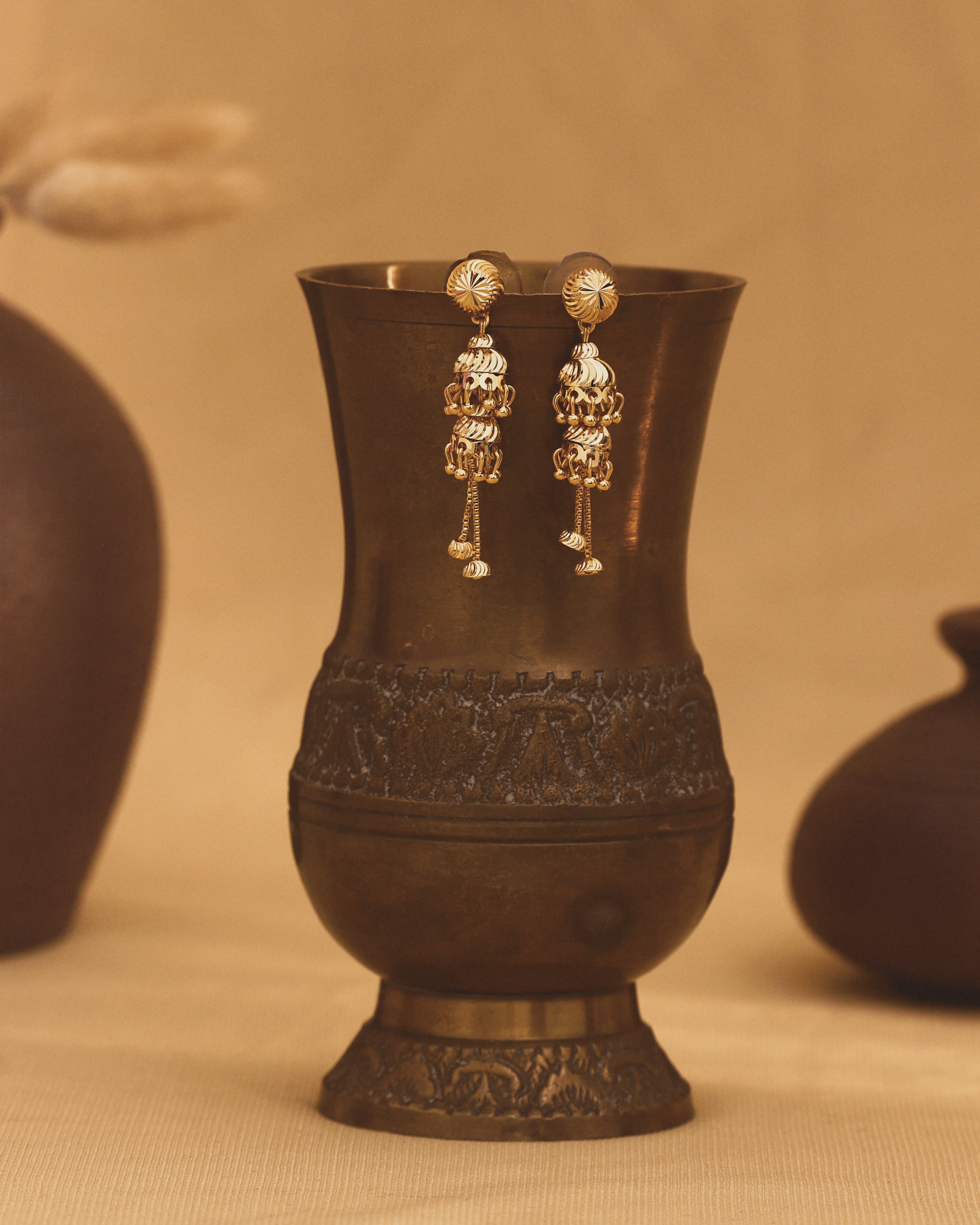 Sona Jhumki Earrings