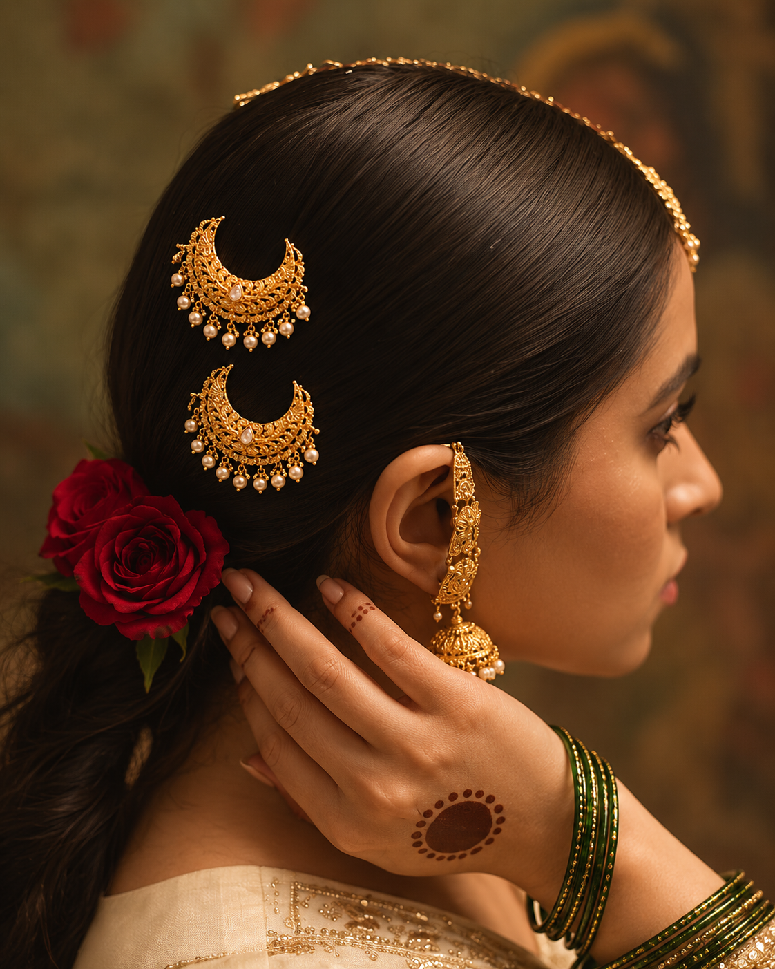 Chand golden Hair Clip